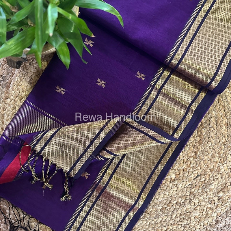 Maheshwari Zari Butti Saree