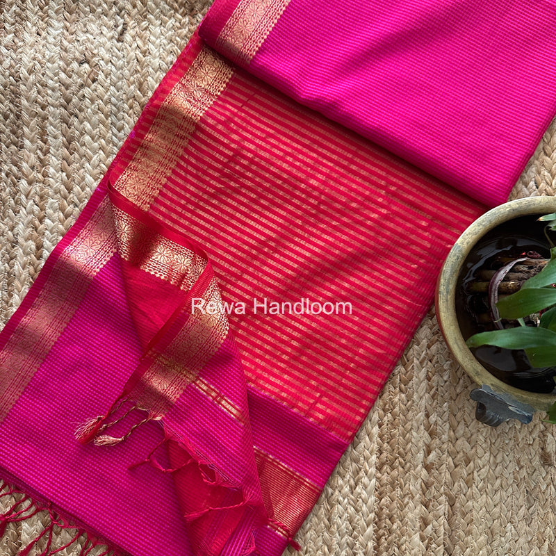 Maheshwari Garbha Reshami Silk Saree