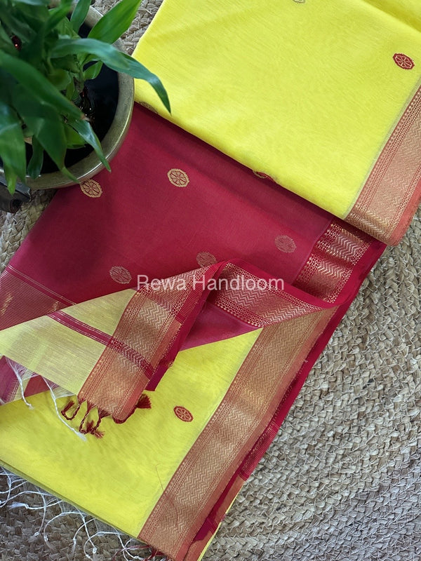 Maheshwari Zari Butti Saree