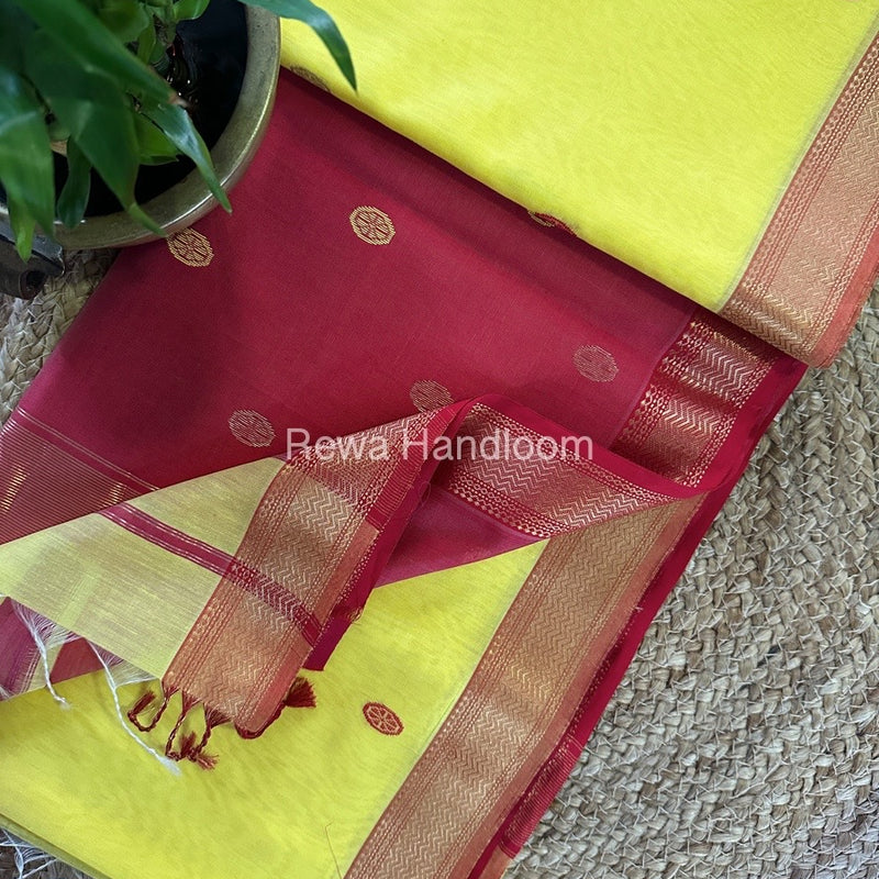 Maheshwari Zari Butti Saree