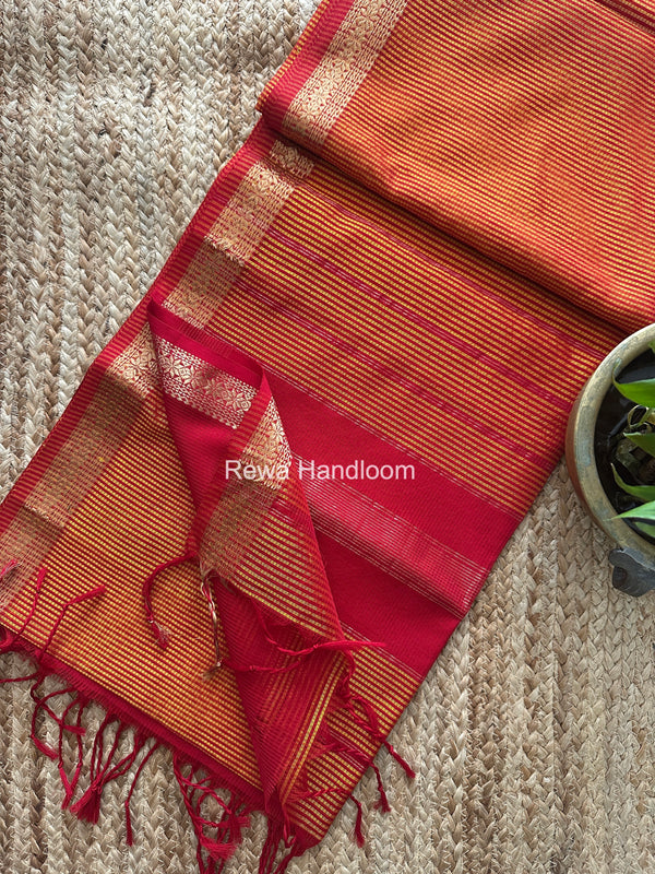 Maheshwari Garbha Reshami Silk Saree