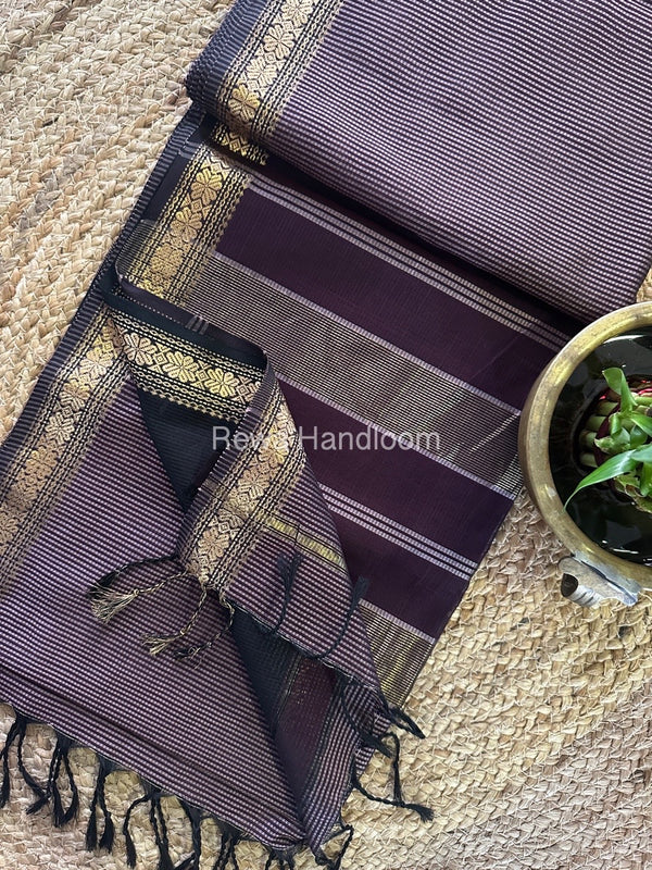 Maheshwari Garbha Reshami Silk Saree