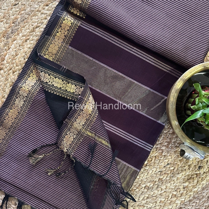 Maheshwari Garbha Reshami Silk Saree