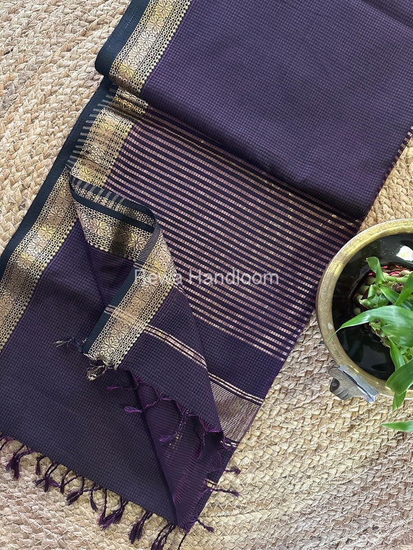 Maheshwari Garbha Reshami Silk Saree
