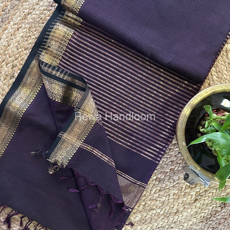 Maheshwari Garbha Reshami Silk Saree