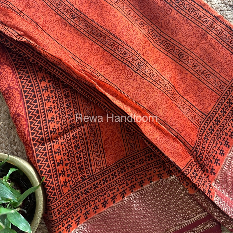 Maheshwari Bagh Print Saree