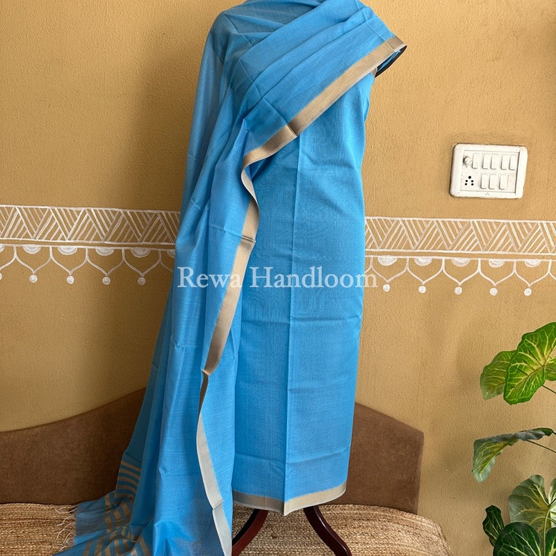 Maheshwari Resham Thread Dress Material