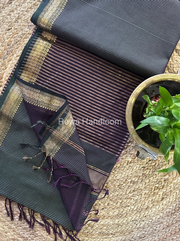 Maheshwari Garbha Reshami Silk Saree