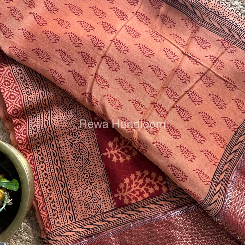 Maheshwari Bagh Print Saree