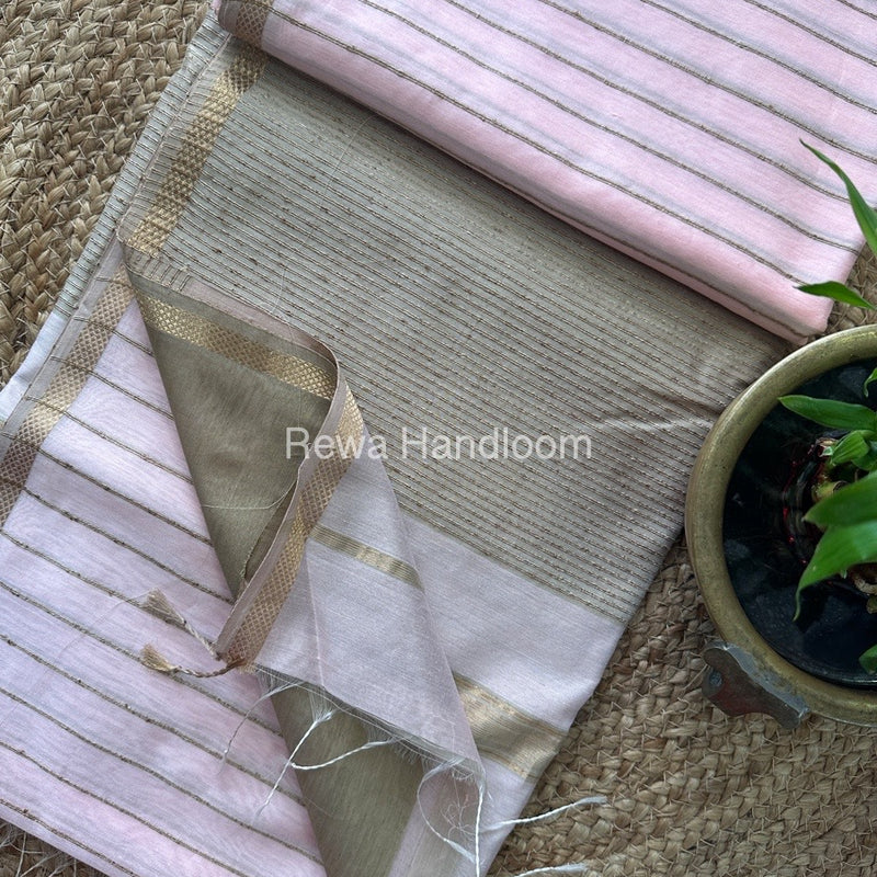 Maheshwari Gichha Thread Lining Saree