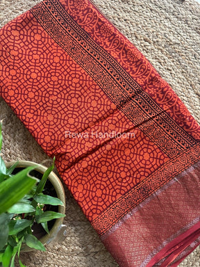 Maheshwari Bagh Print Saree