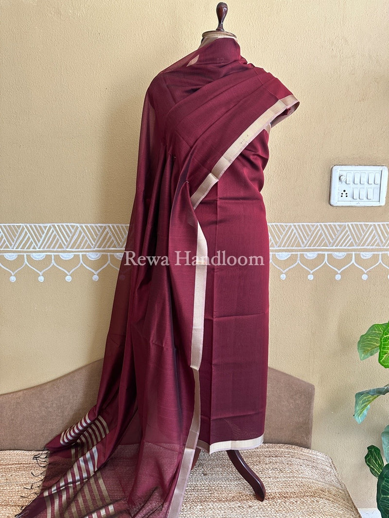Maheshwari Resham Thread Dress Material