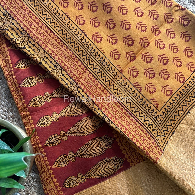 Maheshwari Bagh Print Saree