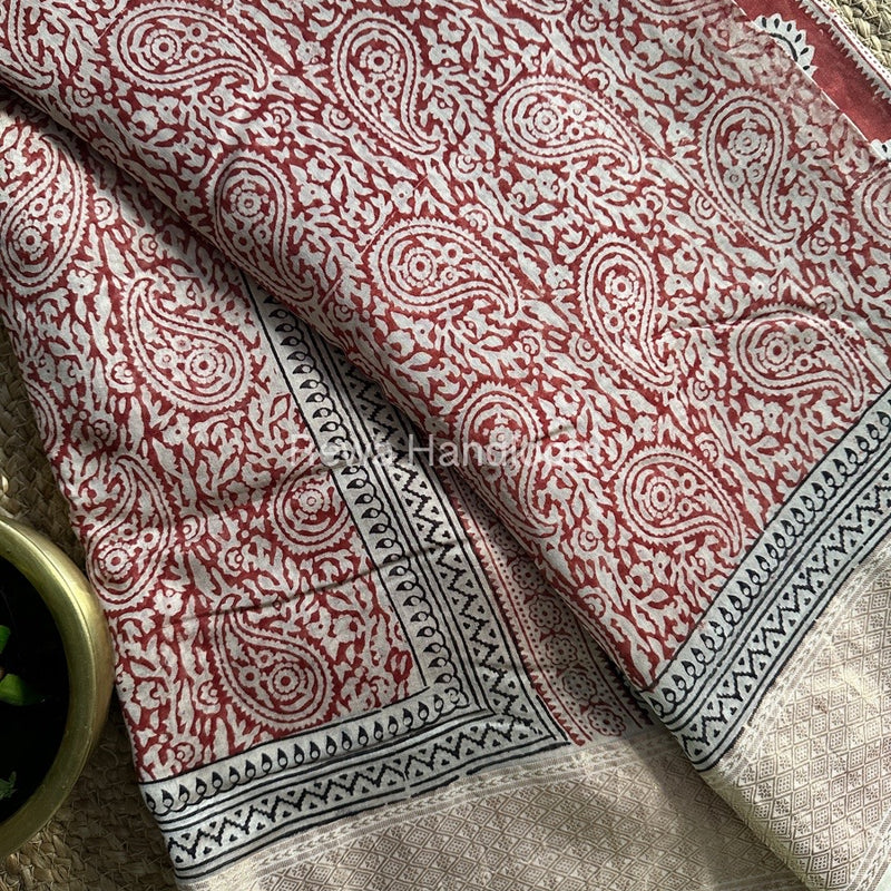Maheshwari Bagh Print Saree