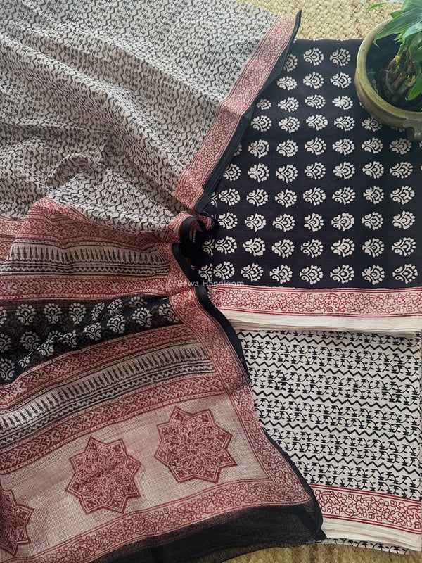 Bagh Print Cotton Suit 