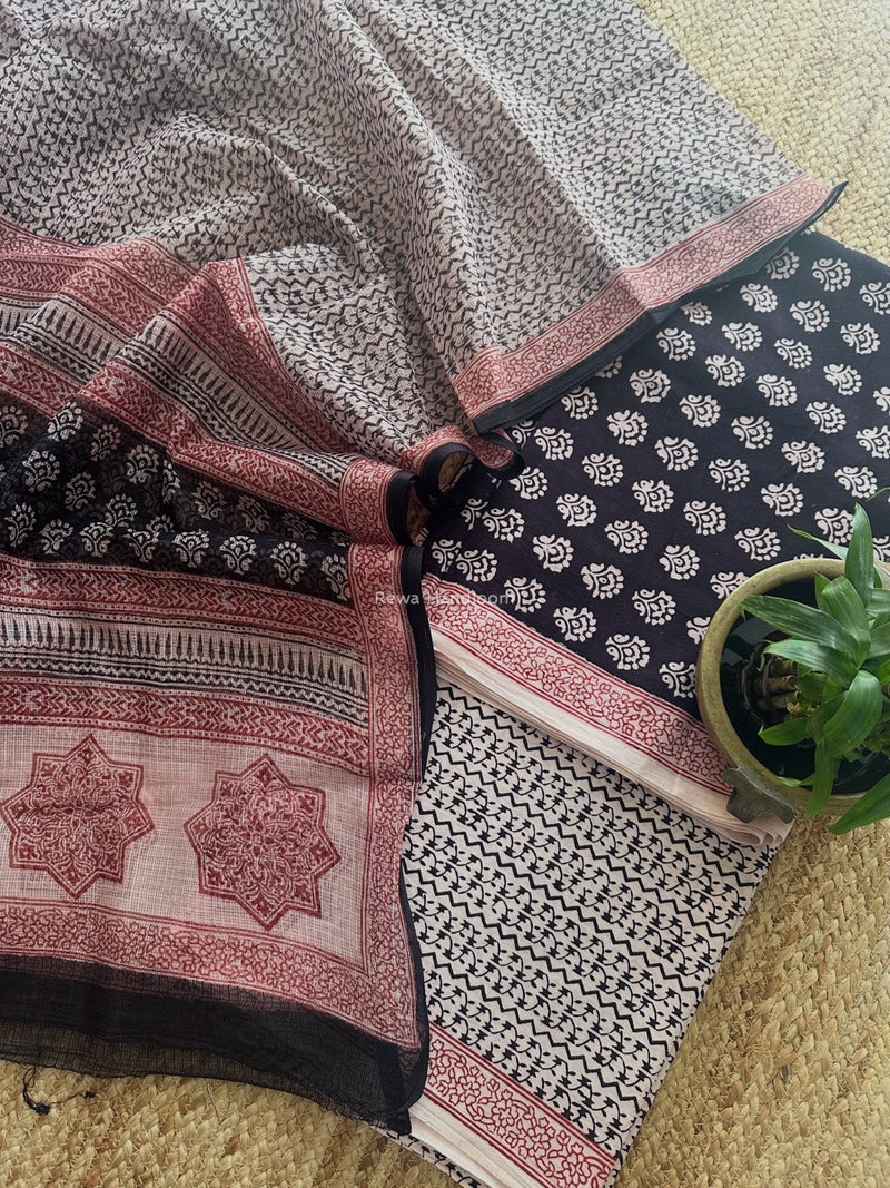 Bagh Print Cotton Suit 