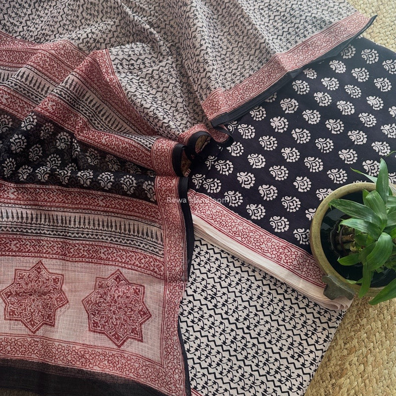 Bagh Print Cotton Suit 