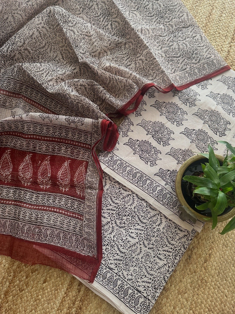 Bagh Print Cotton Suit 