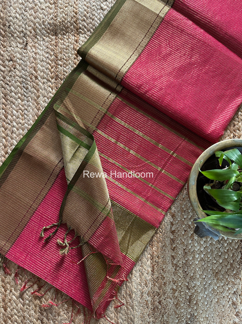 Exclusive Maheshwari Tissue Silk Saree
