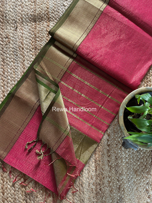 Exclusive Maheshwari Tissue Silk Saree