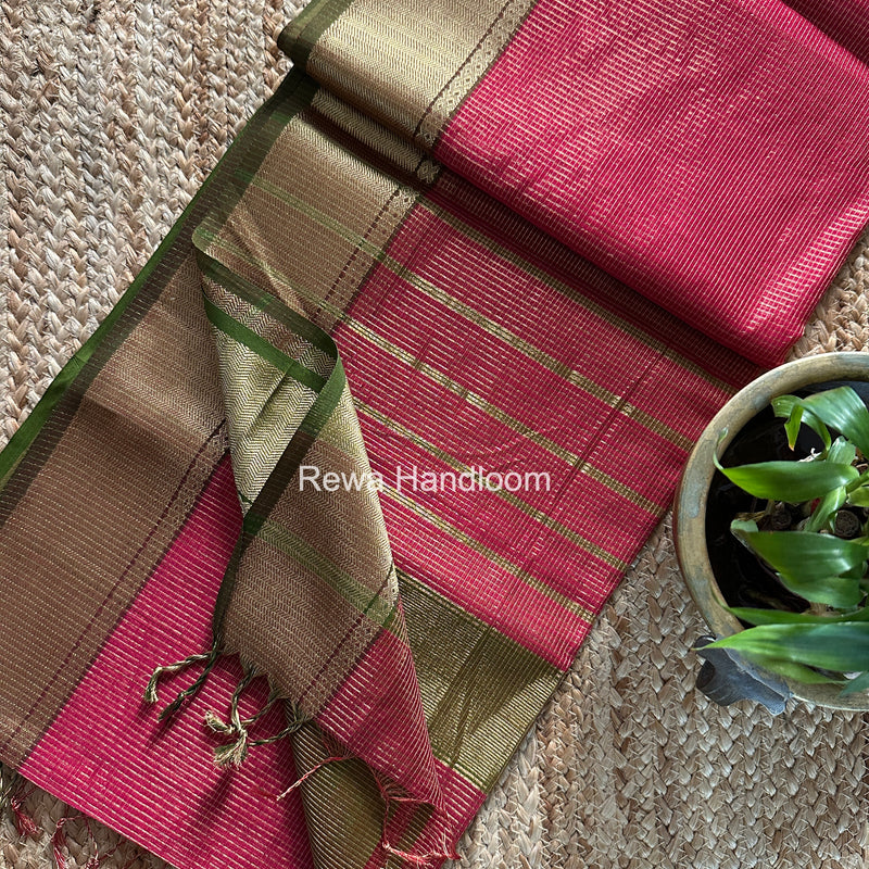 Exclusive Maheshwari Tissue Silk Saree