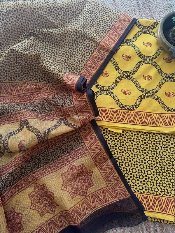 Bagh Print Cotton Suit