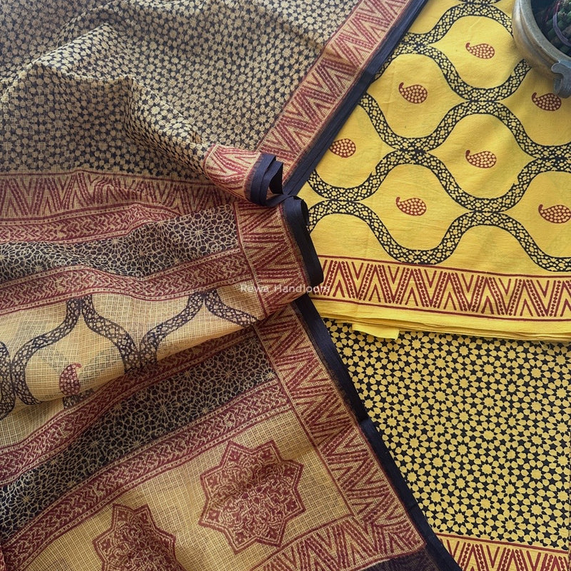 Bagh Print Cotton Suit