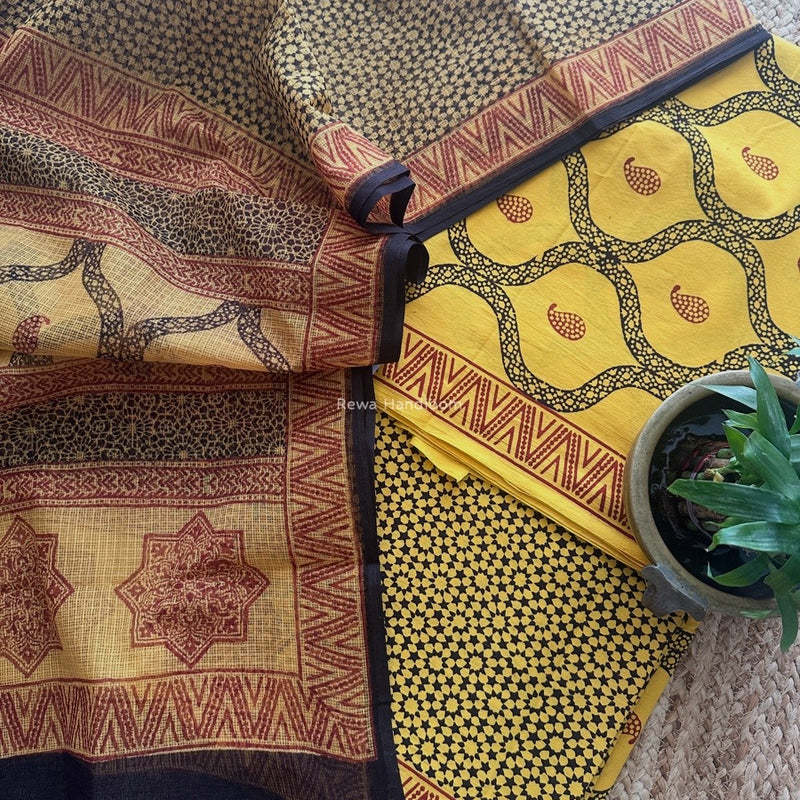 Bagh Print Cotton Suit 