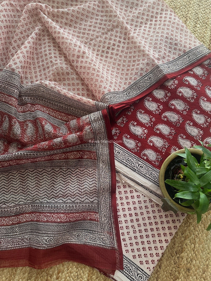 Bagh Print Cotton Suit 