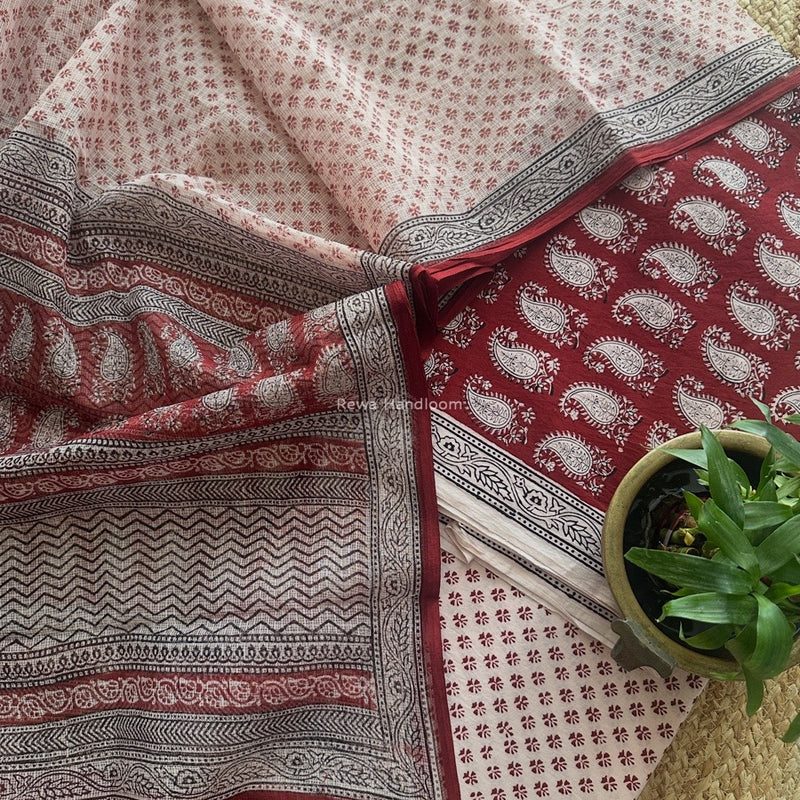 Bagh Print Cotton Suit 