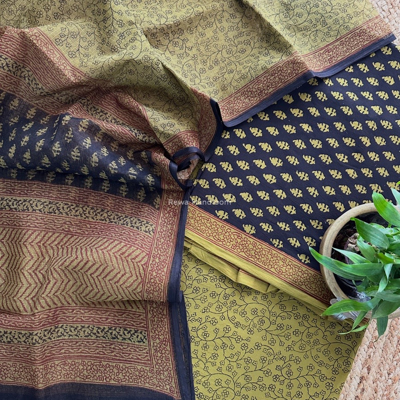 Bagh Print Cotton Suit