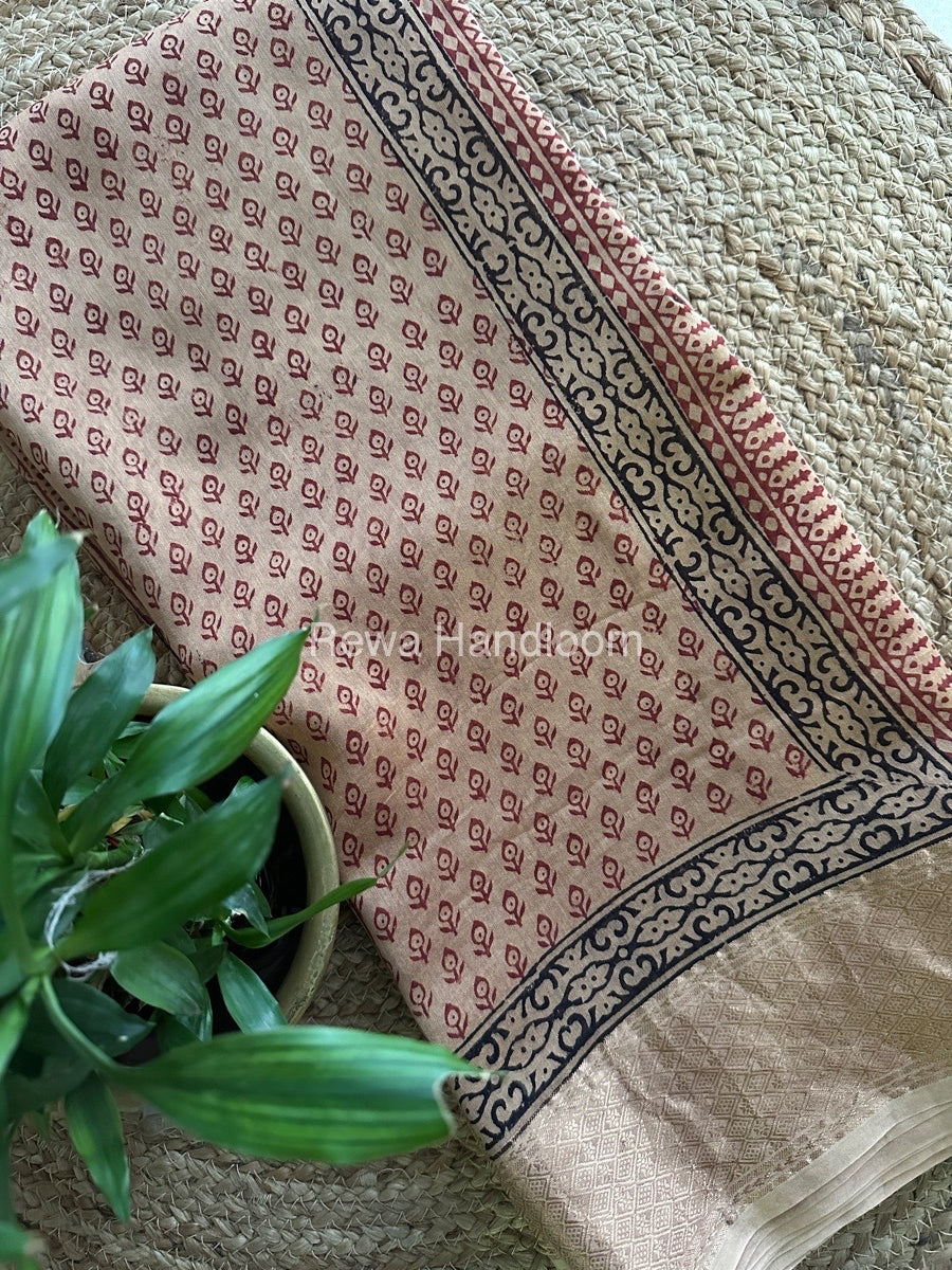 Maheshwari Bagh Print Saree