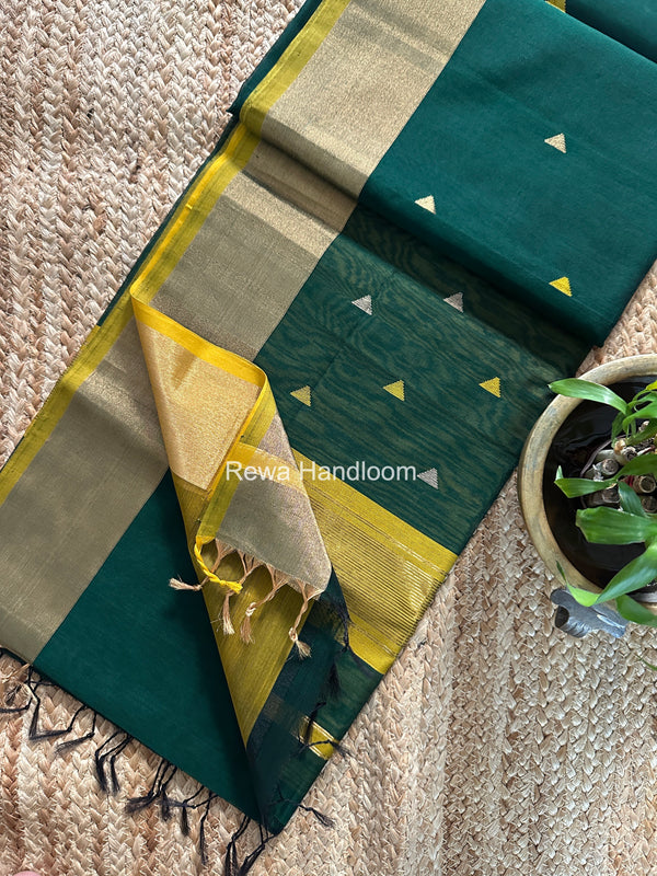 Triangle Butti Maheshwari Saree
