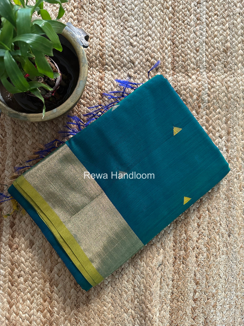 Morpankhi Triangle Butti Maheshwari Saree SB0184