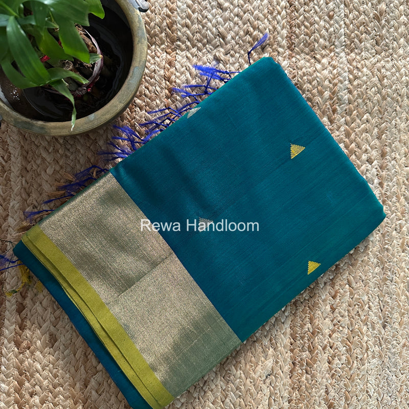 Morpankhi Triangle Butti Maheshwari Saree SB0184