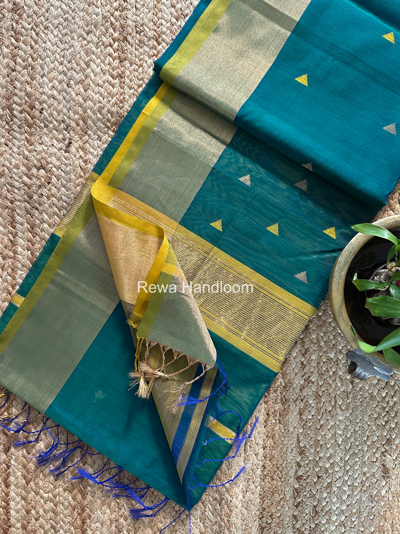 Triangle Butti Maheshwari Saree
