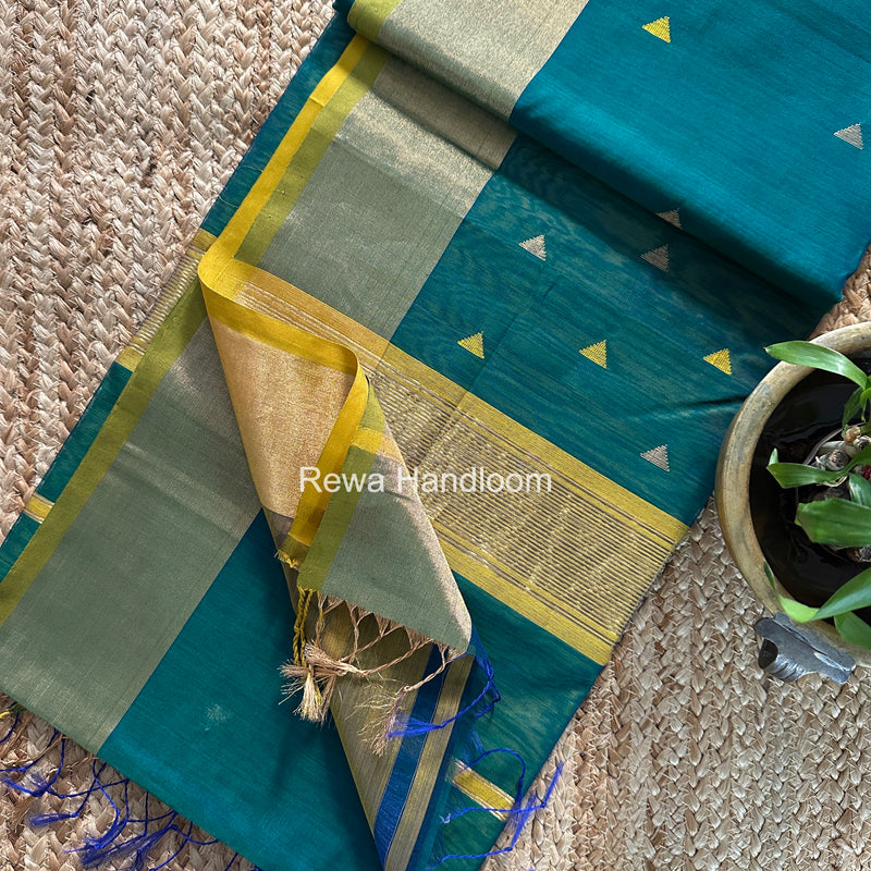Triangle Butti Maheshwari Saree