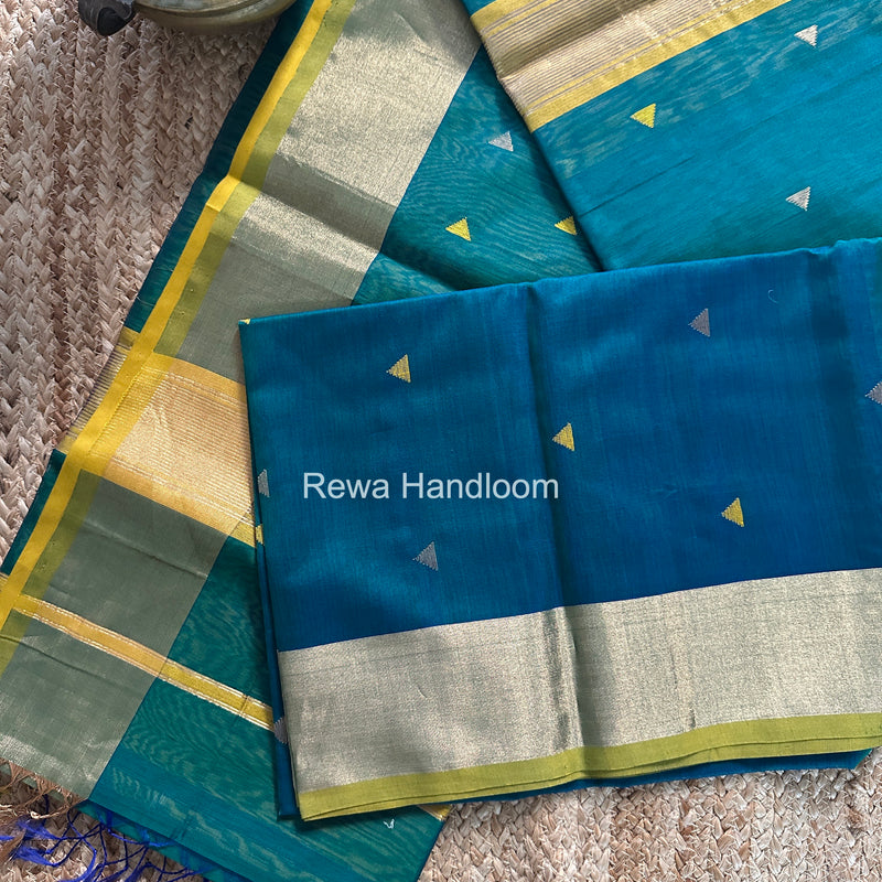 Morpankhi Triangle Butti Maheshwari Saree SB0184