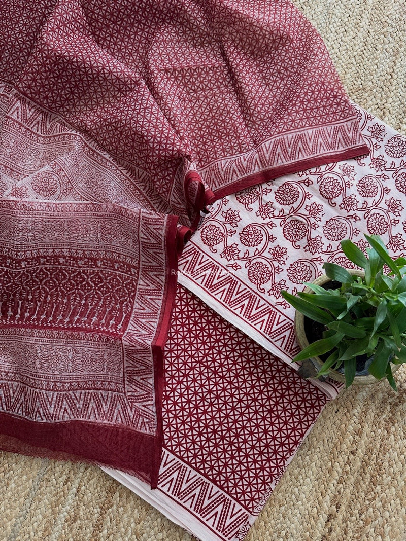 Bagh Print Cotton Suit