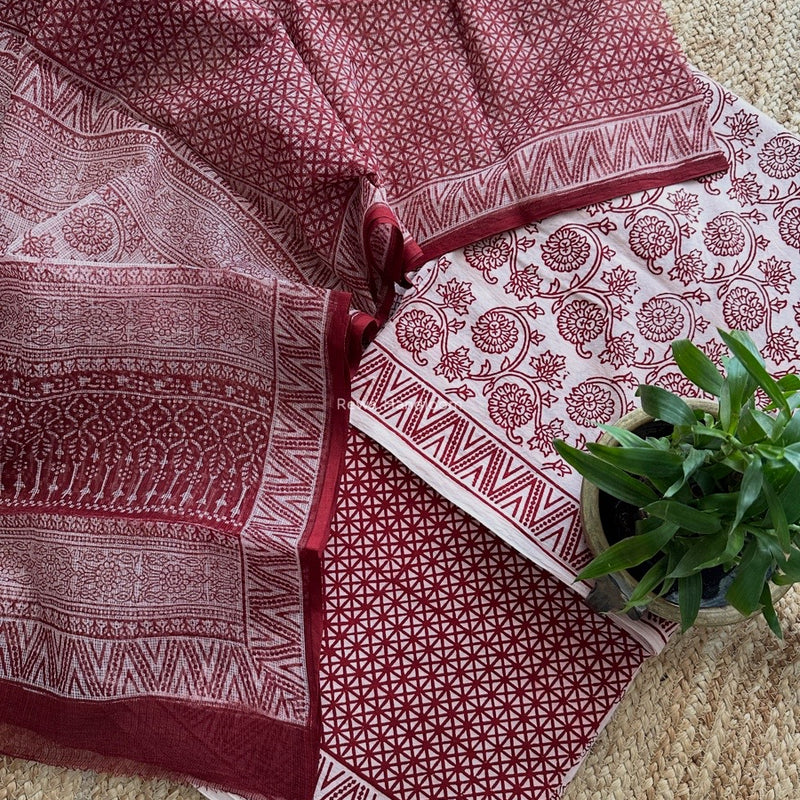 Bagh Print Cotton Suit