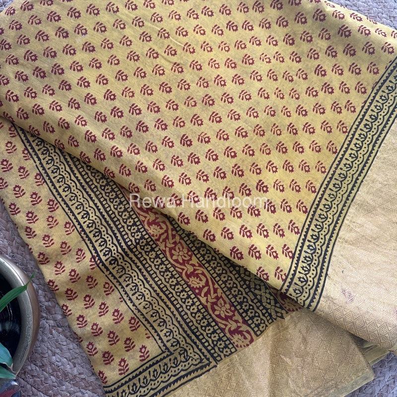 Maheshwari Bagh Print Saree
