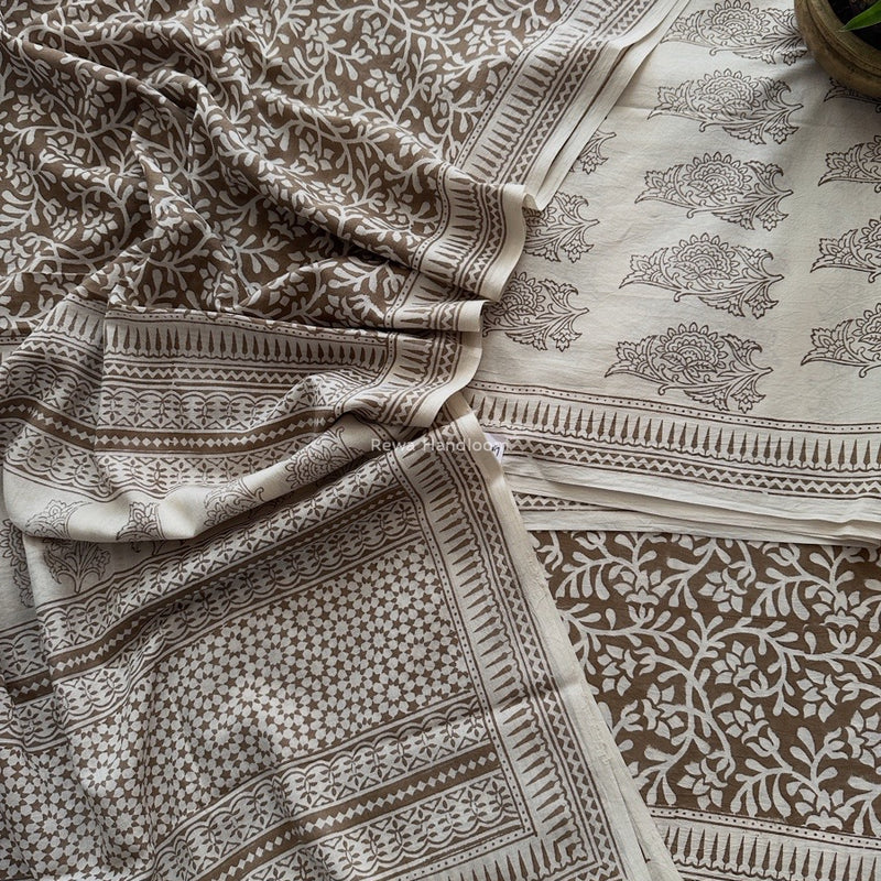 Bagh Print Cotton Suit