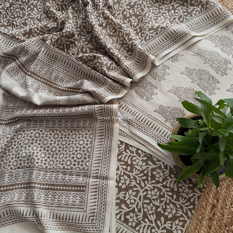 Bagh Print Cotton Suit 