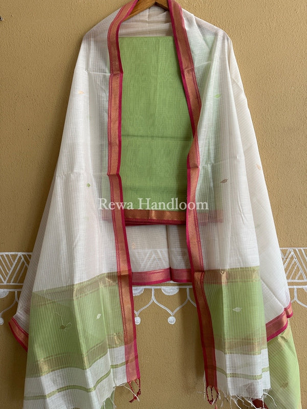 Maheshwari Motifs Top-Dupatta Set