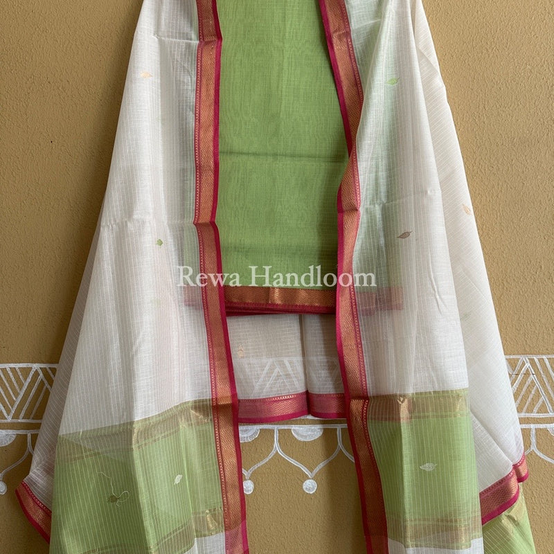 Maheshwari Motifs Top-Dupatta Set