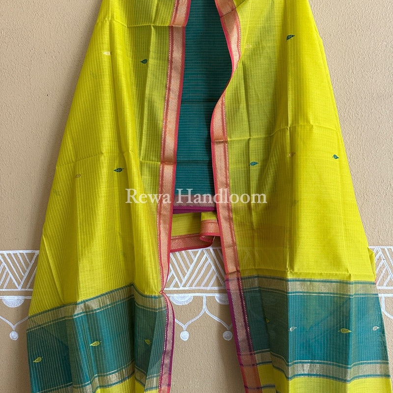 Maheshwari Motifs Top-Dupatta Set