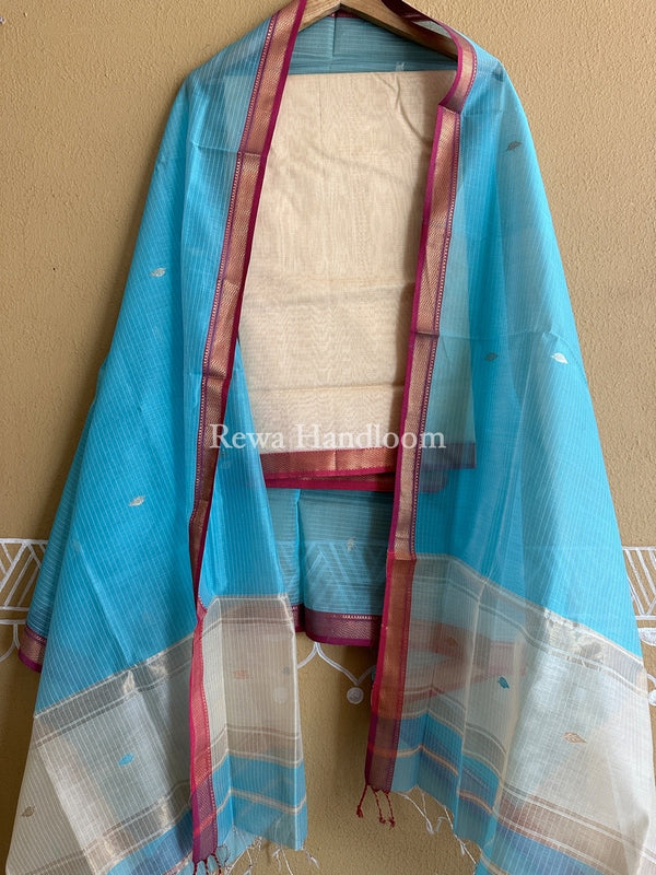 Maheshwari Motifs Top-Dupatta Set