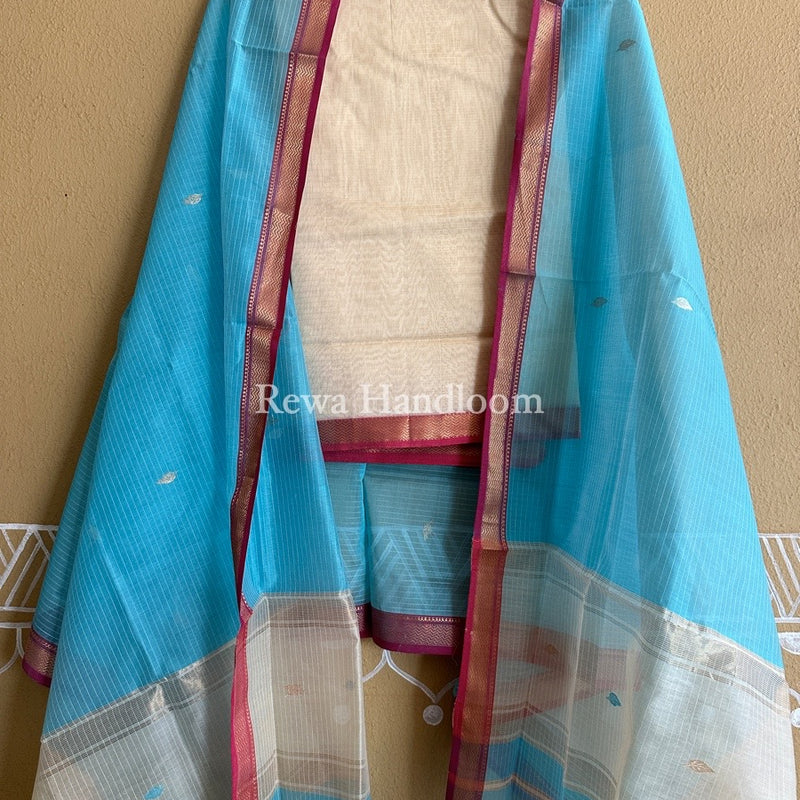 Maheshwari Motifs Top-Dupatta Set