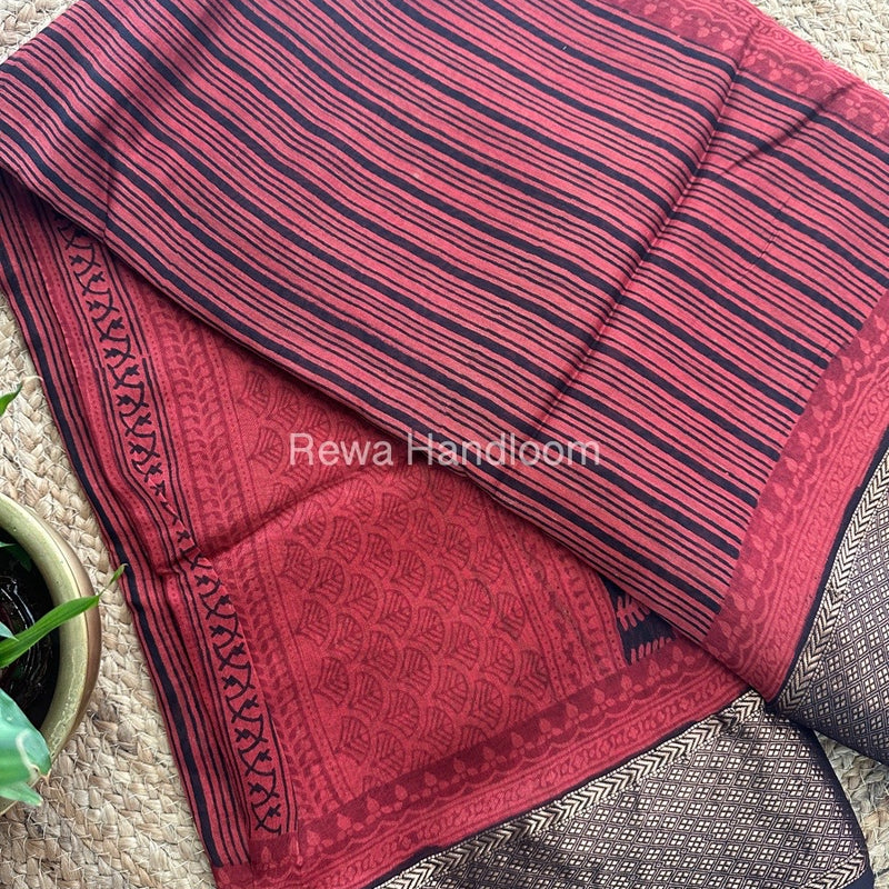 Maheshwari Bagh Print Saree