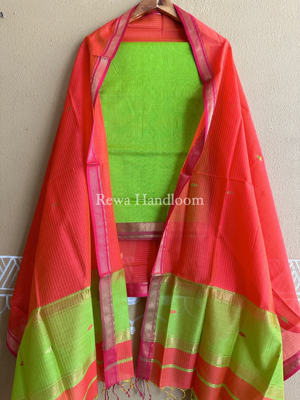 Maheshwari Motifs Top-Dupatta Set